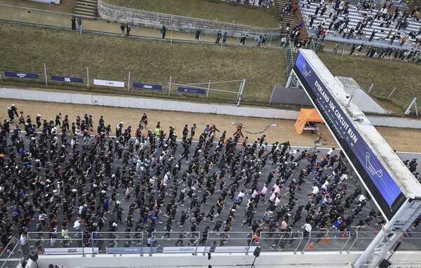 에버랜드 스피드웨이에서 진행된 '2025 에버랜드 10K 서킷런' 대회 현장. 사진=삼성물산