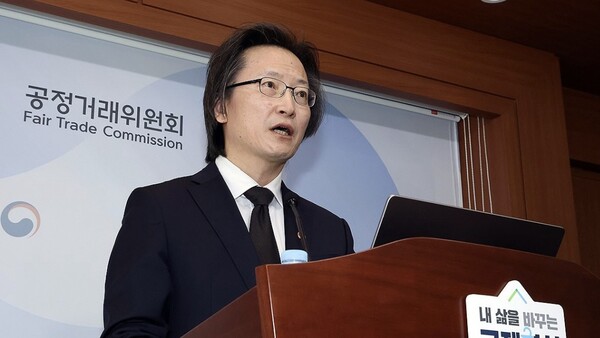 주병기 공정거래위원장이 지난 21일 정부세종청사 공정위 기자실에서 출입기자단 간담회를 열고 있다. 사진=연합뉴스