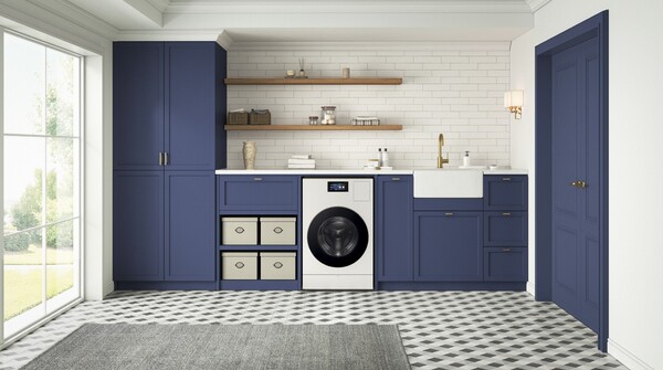 미국 주택 구조에 특화된 벤트 타입 '비스포크 AI 콤보' 세탁건조기 라이프스타일 이미지. 사진=삼성전자