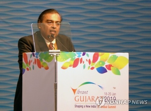 무케시 암바니 릴라이언스그룹 회장. 사진=연합뉴스